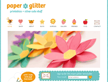 Tablet Screenshot of paperglitter.com